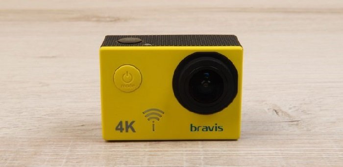 экшн камера   Bravis A3   - пример камеры с горизонтальным углом обзора 120 градусов и диагональным 170 градусов